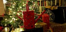 Nogle gaver er nemme at gætte. Som denne - ja hvad kan det være - der pyntede under vores juletræ.